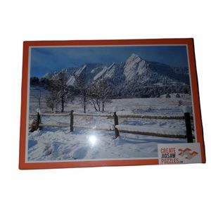 NEW Create Jigsaw Puzzles 1000 Piece "Winter Scene" Jigsaw Puzzle
